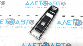 Porsche Cayenne 19-23 shifter cover, black with chrome