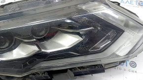 Nissan Rogue 17-18 LED front right headlight, varnish peeled off