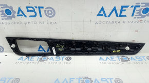 Molding trim door card front left Porsche Cayenne 19-23 black gloss, scratches