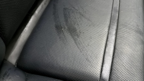 Passenger seat for Porsche Cayenne 19-23 with airbag, electric, heated, ventilated, black leather with perforation, Comfort, cleanable