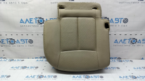 Rear seat cushion, 2nd row, right, Nissan Rogue 17-20, beige leather, perforated