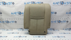 Rear seat backrest, 2nd row, right, Nissan Rogue 17-20, beige leather, perforated