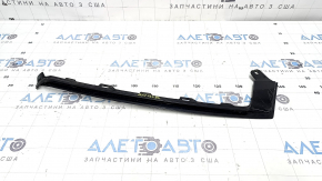 Front bumper molding, lower left, Honda Accord 18-20, gloss black, scratches, crack in mount