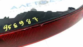 Right rear bumper reflector for Porsche Cayenne 19-26 (cracks, chips, scratches)