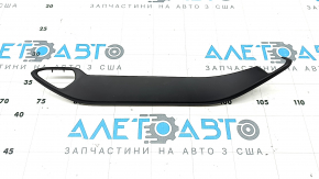 Upper right center console trim for Porsche Cayenne 19-26, black, under handle
