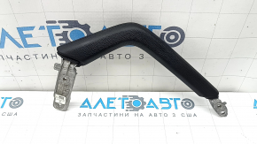 Left center console handle for Porsche Cayenne 19-26, black leather