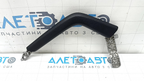 Left center console handle for Porsche Cayenne 19-26, black leather