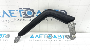 Right center console handle for Porsche Cayenne 19-26, black leather