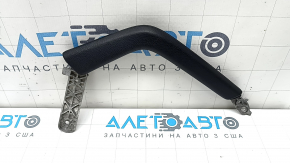Right center console handle for Porsche Cayenne 19-26, black leather