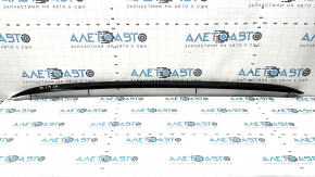 Left longitudinal roof rail for Porsche Cayenne 19-26, gloss black