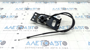 Porsche Cayenne 19-26 hood release lever under the hood with cables