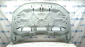 The bare hood of a Ford Bronco Sport 2021-2026 aluminum, gray PDN, with bumpers, in tape.