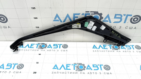 Black center console trim, front left side, Porsche Cayenne 19-23