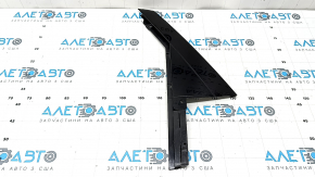 Rear left side door trim for Porsche Cayenne 19-26, gloss black, broken fastener, spider web