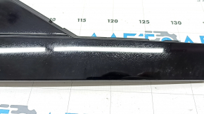 Rear left side door trim for Porsche Cayenne 19-26, gloss black, broken fastener, spider web