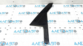Rear right side door trim for Porsche Cayenne 19-26, glossy black, spider web
