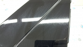 Rear right side door trim for Porsche Cayenne 19-26, glossy black, spider web