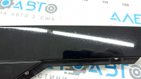 Rear right side door trim for Porsche Cayenne 19-26, glossy black, spider web