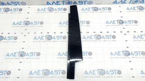 Front left side door trim for Porsche Cayenne 19-26, glossy black, spider web