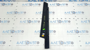 Front left side door trim for Porsche Cayenne 19-26, glossy black, spider web