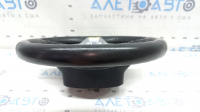 Nissan Rogue 17-20 black leather steering wheel, heated, with buttons, with overlay, scratches