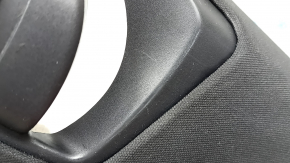 Left center pillar trim, belt, Porsche Cayenne 19-23, black, under the deflector, worn