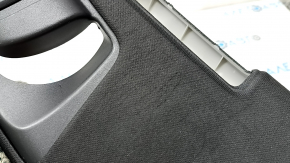 Right center pillar trim, belt, Porsche Cayenne 19-23, black, under the deflector, worn
