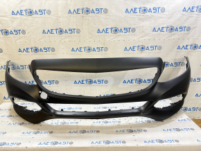 Bare front bumper Mercedes C-class W205 300/350e/350h/400 15-18 without parking sensors