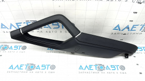 Armrest trim panel door rear right Porsche Cayenne 19-23 leatherette black, with handle