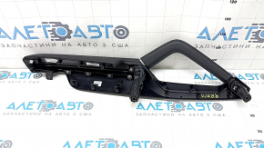 Armrest trim panel door rear right Porsche Cayenne 19-23 leatherette black, with handle