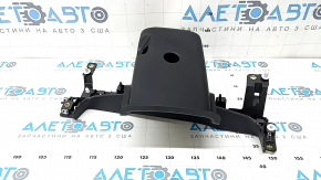 Porsche Cayenne 19-23 steering column surround, black, 2-piece
