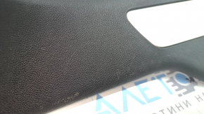 Right door sill trim for Porsche Cayenne 19-26, black, with Cayenne inserts, scratches