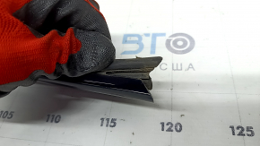 Right windshield pillar trim for a 2021-2026 Ford Bronco Sport, scratches, and peeling seal
