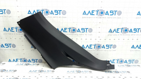Left lower rear pillar trim for Porsche Cayenne 19-26, black, scratches