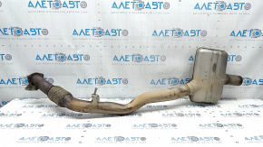 Exhaust pipe, center front section, Porsche Cayenne 19-26 3.0T