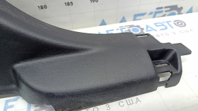Lower left center pillar trim for Ford Bronco Sport 2021-26, black, scratches, broken mount, needs cleaning