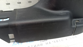 Lower left center pillar trim for Ford Bronco Sport 2021-26, black, scratches, broken mount, needs cleaning