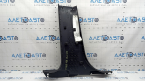 Black lower right center pillar trim for 2021-2026 Ford Bronco Sport, scratches, worn