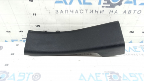 Rear left door sill plate for 2021-2026 Ford Bronco Sport, black, scratches
