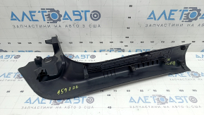 Front left door sill plate for 2021-2026 Ford Bronco Sport, black, scratches