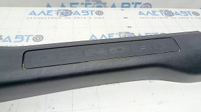 Front right door sill plate for 2021-2026 Ford Bronco Sport, black, scratches