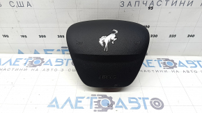 Black steering wheel airbag for the driver's side of the Ford Bronco Sport 2021-2026