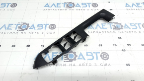 Front left window control trim for 2021-2026 Ford Bronco Sport, black, scratches