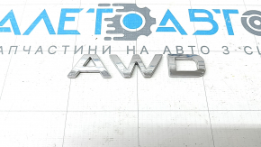 AWD emblem with lettering on the front right fender of the Kia Sportage 17-22