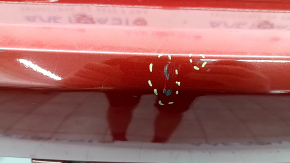 Kia Sportage 20-22 rear bumper without parking sensors, red, scratches