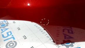 Kia Sportage 20-22 rear bumper without parking sensors, red, scratches