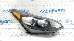 Kia Sportage 17-22 AWD right front headlight, halogen + LED, yellow insert, seal peeled off