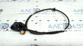 Rear hood release cable for a 2021-2026 Ford Bronco Sport with bracket, torn boot