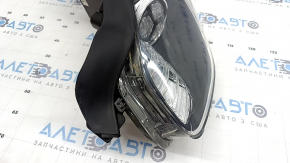 Kia Sportage 17-22 AWD halogen + LED front left headlight, yellow insert, seal peeling off