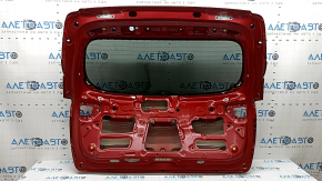 Kia Sportage 17-22 tinted trunk door with glass, red A3R, scratch on glass